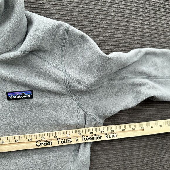 Patagonia Sweater Women Medium Gray Polyester Walking Outdoors Hiking Exploring. - Picture 5 of 10
